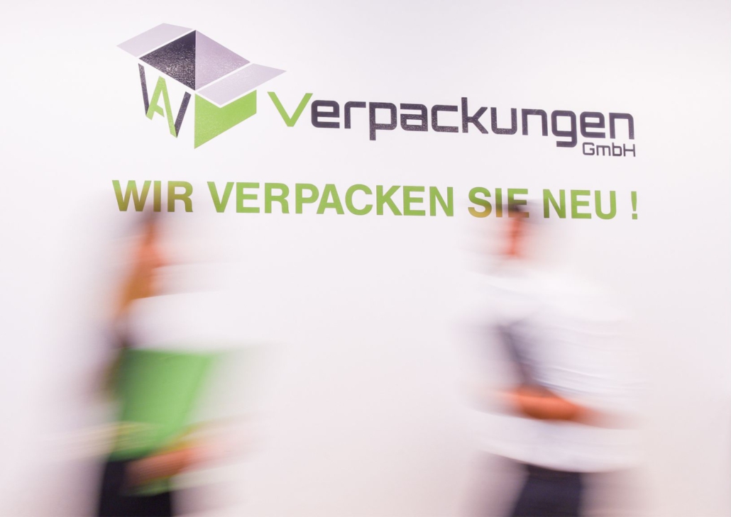 Unser WA Verpackungen Logo und Slogen.